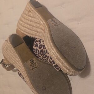 Cityclassified Leopard and Black Sandals